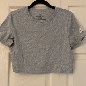 Jockey Heather Gray Women's Crop Top